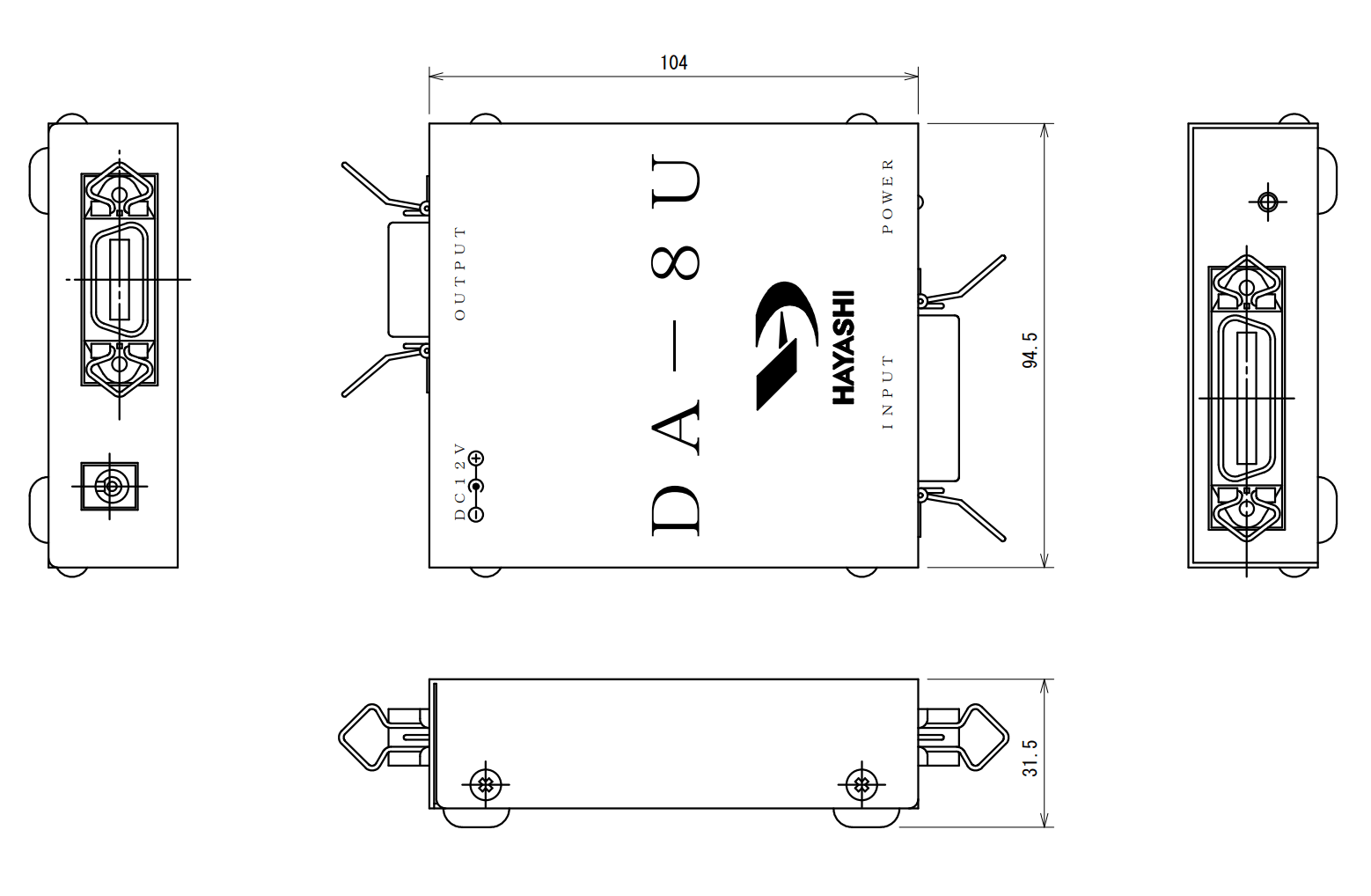 8bitD/Aコンバータユニット DA-8U | ハヤシレピック株式会社 HAYASHI-REPIC